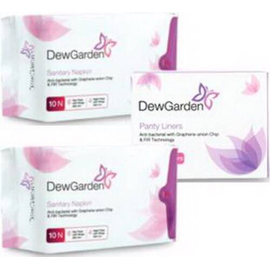 DewGarden Sanitary Napkin Comfortable and Healthy 10 Pads, 2 image