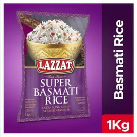Lazzat Super Basmati Rice 1kg