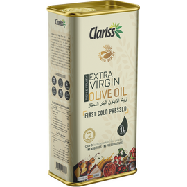 Clariss Olive Oil Extra Virgin: 1 Litre Tin