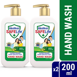 Mediker SafeLife Hand Wash Pump Combo Pack (200ml X 2pcs)