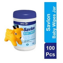 Savlon Baby Wipe Jar 100 Pieces CP, 2 image