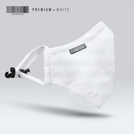 Fabrilife Premium Cotton Face Mask -White