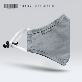 Fabrilife Premium Cotton Face Mask -Grey