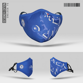Chelsea FC | Designer Edition Cotton Face Mask