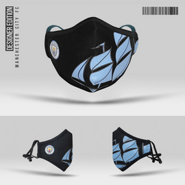 Manchester City FC | Designer Edition Cotton Face Mask