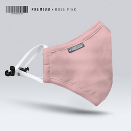Fabrilife Premium Cotton Face Mask - Light Pink