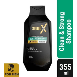 Studio X Clean & Strong Shampoo for Men 355ml