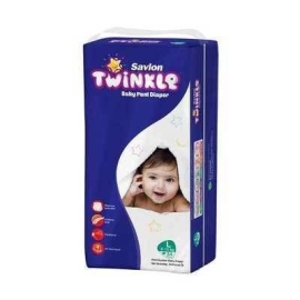 Savlon Twinkle Baby Pant Diaper Large 24 pcs