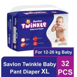 Savlon Twinkle Baby Pant Diaper XL 32 pcs