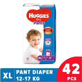 Huggies Dry Pant Diaper Extra Large (XL)-42 Pcs (12-17 KG)