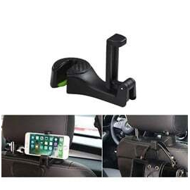 Car Seat Back Hooks & Phone holder, 5 image