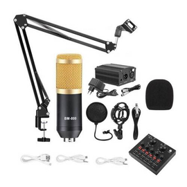 BM800 Condenser Microphone with 48V Phantom Power Supply