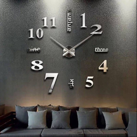 DIY Wall Clock 005 - Silver