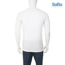 SaRa Mens T -Shirt White
