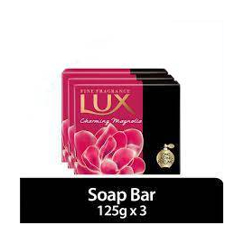 Lux Soap Charming Magolia 125gX3 Multipack