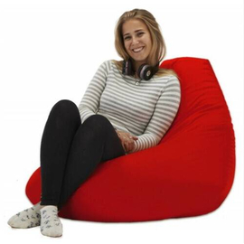 Super Comfortable Lazy Sofa_Extra Large Pear Shape_Red