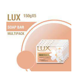 Lux Soap Velvet TouchX5 125g Multipack