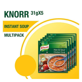 Knorr Hot and Sour Chicken Soup 31gX5 Multipack
