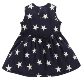 Nevy Blue Spendex Baby Dress