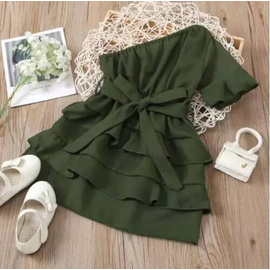 Green Spendex Baby Dress