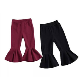 Black & Maroon Mixed Cotton Baby Trouser