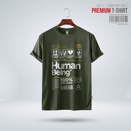 Fabrilife Olive Human Being T-Shirt