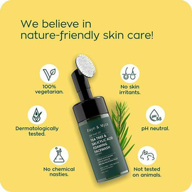 Zayn & Myza Tea Tree & Salicylic Acid Foaming Facewash - For Men