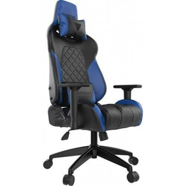 Gamdias Achillies E1 Large Black & Blue Gaming Chair, 2 image