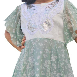 Soft Georgette Girls Tops 3-6 years, 2 image