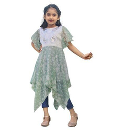 Soft Georgette Girls Tops 3-6 years