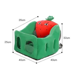 2 in 1 Baby Multifunction Sofa  Strawberry, 2 image