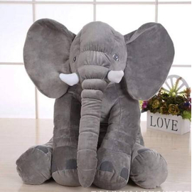 Adorable Elephant Plush Toy (Grey)