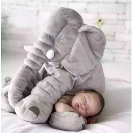 Adorable Elephant Plush Toy (Grey), 3 image