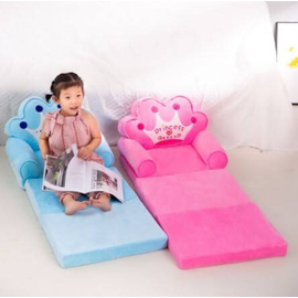 Foldable Plush Sofa Bed For Children, 4 image