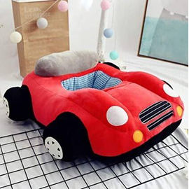 Comfy Car Baby Sofa (Red), 2 image