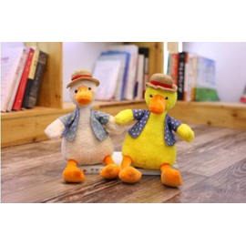 Lovely Straw Hat Doll-Duck