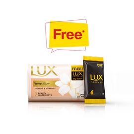 Lux Soap Bar Velvet Touch 100g Forever Mini Soap Free
