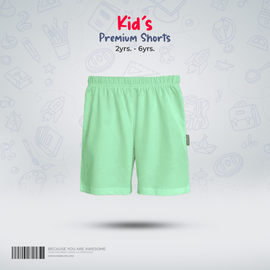 Fabrilife Kids Premium Shorts- Aqua