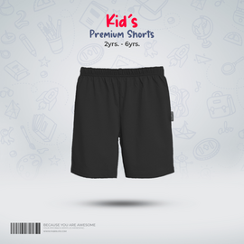 Fabrilife Kids Premium Shorts- Charcoal