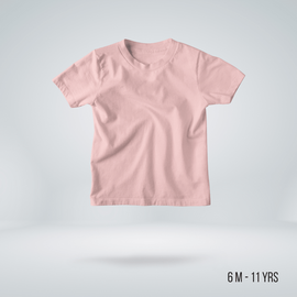 Fabrilife Kids Premium Blank T-shirt - Light Pink