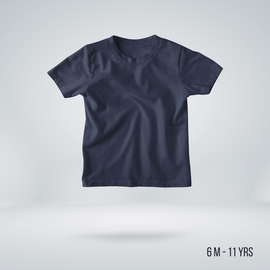 Fabrilife Kids Premium Blank T-shirt - Navy