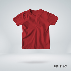 Fabrilife Kids Premium Blank T-shirt - Red