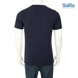SaRa Mens T -Shirt (MTS141YF-Navy blue)