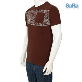 SaRa Mens T -Shirt Chocolate