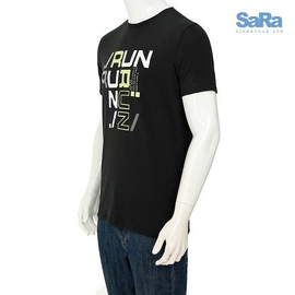 SaRa Mens T -Shirt (MTS241YF- BlackSaRa Mens T -Shirt (MTS241YF- Black