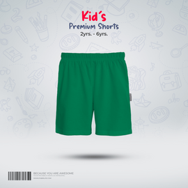 Fabrilife Kids Premium Shorts- Green