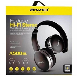 Awei A500BL Wireless Bluetooth Headphone Folded CVC6.0 Noise Cancelling Stereo Headset