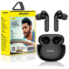 Awei T15 tws Bluetooth Headset Wireless Waterproof Touch Earbud In-Ear