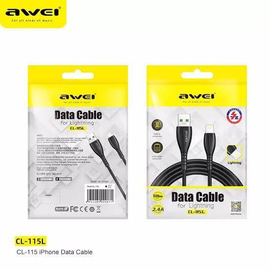 Awei CL-115L Data Cable for Lightning 2.4A Fast Charging Cable