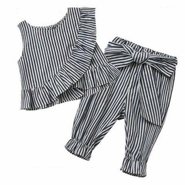 Baby tops and pant (Black & white)- '7' to '10' Year's